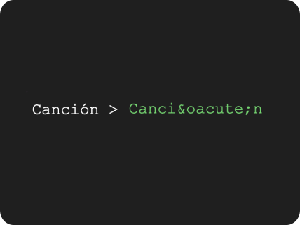 Conversor de Carácteres Especiales a HTML